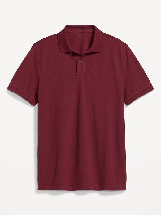 Maroon Slim Fit Polo T-Shirt For Men