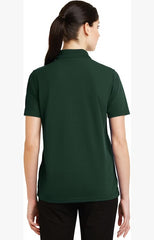 Regular Fit Polo Dark Green T - Shirt for Women