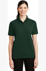 Regular Fit Polo Dark Green T - Shirt for Women